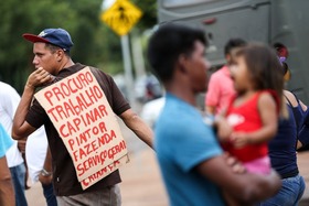 Imigrante venezuelano em busca de trabalho em Boa Vista (Marcelo Camargo/Agência Brasil)
