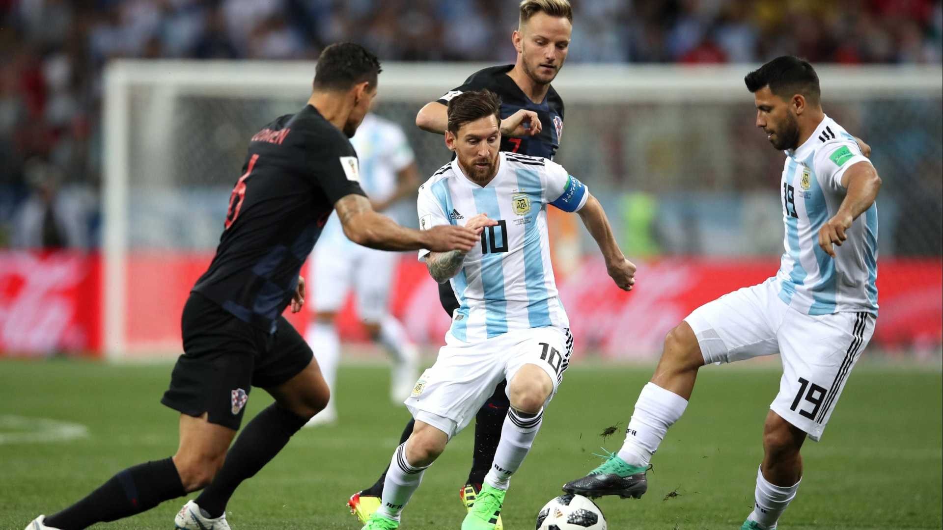 Argentina e Croácia vão empatando em Nizhny Novgorod Getty Images