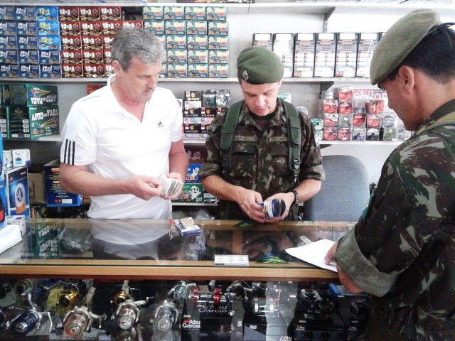 "Operação Alta Pressão" do Exército apreende 51 armas de fogo e 2,3 mil munições Arquivo