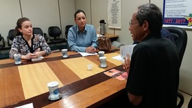 Comissões Técnicas da Câmara analisam Projeto com representantes de doulas douradenses (Foto: Assessoria)
