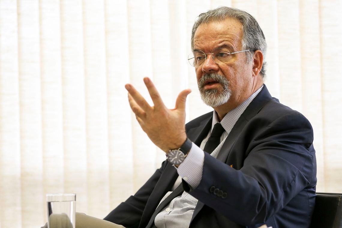 Susp: a aposta para reduzir a violência no país O ministro da Segurança Pública, Raul Jungmann, durante entrevista. Marcelo Camargo/Agência Brasil