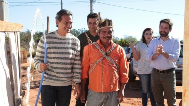 Aldeia urbana recebe nova rede de abastecimento de água Divulgação/PMCG