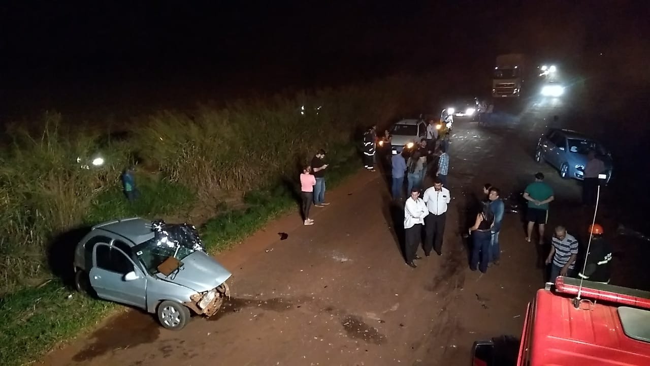 Colisão na MS-379 deixa um morto e oito feridos Adilson Domingos