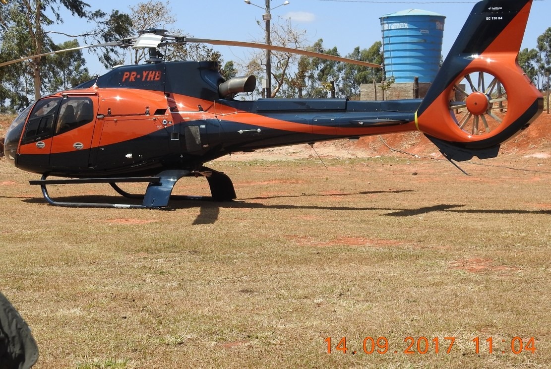 Uma das aeronaves que foi alvo de busca e apreensão. - Foto: Divulgação