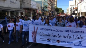 Semed participa de caminhada de conscientização e combate ás drogas Semed participa de caminhada de conscientização e combate ás drogas
