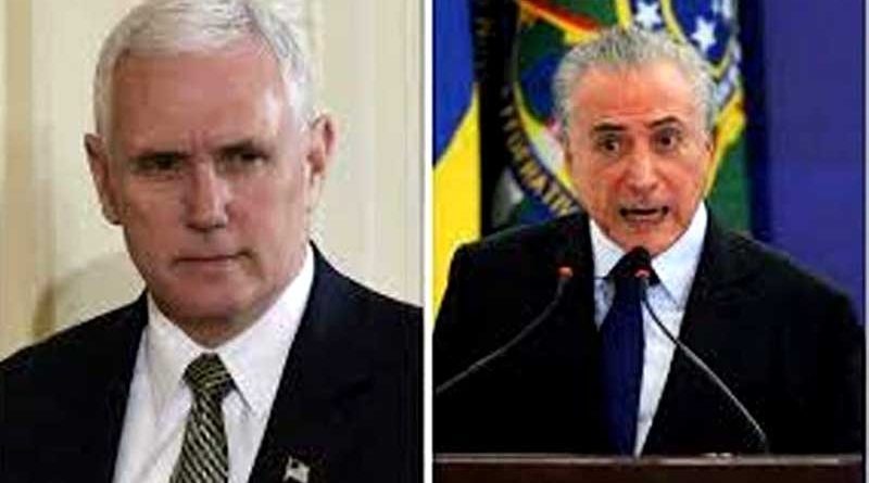 Temer e Pence devem conversar sobre situação de crianças brasileiras