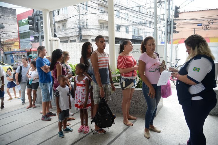Quase 90% dos brasileiros consideram saúde péssima, ruim ou regular Longas filas se formam em frente a hospitais e postos de saúde para atendimento - Tânia Rêgo/Agência Brasil