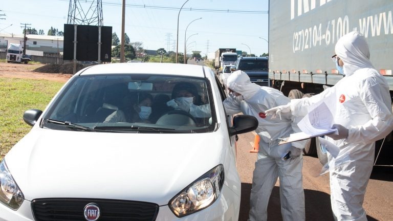 Barreiras sanitárias nas entradas de Campo Grande retornam nesta segunda Barreiras sanitárias nas entradas de Campo Grande retornam nesta segunda