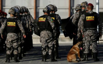 Membros da Força Nacional vistos no Rio de Janeiro05/07/2016

REUTERS/Bruno Kelly
