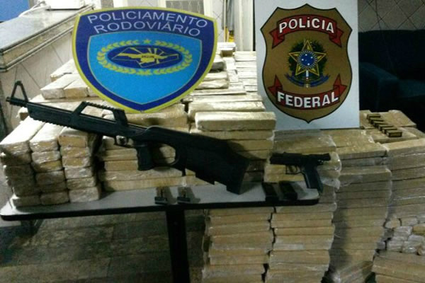 PF apreende drogas e armas e prende 7 pessoas em MS, MT, SP e RO Operação aconteceu nesta terça-feira - Foto: PF