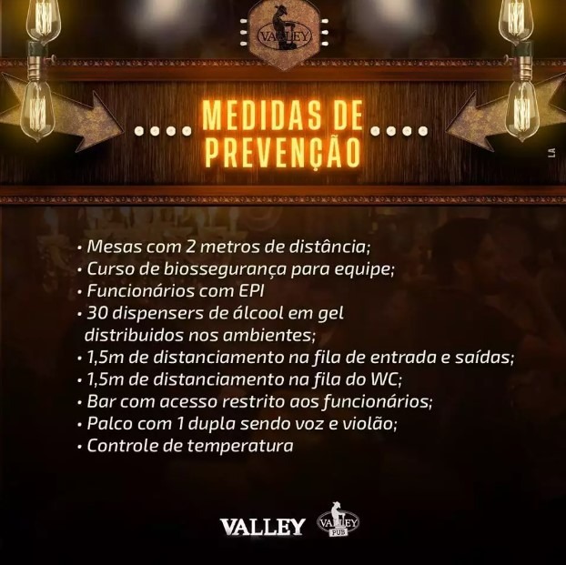 Sempre lotada, Valley volta a funcionar na quarta (10) com novas regras Divulgação