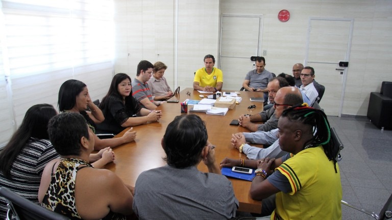 Prefeito recebe conselheiros urbano de saúde para tratar sobre gestão democrática