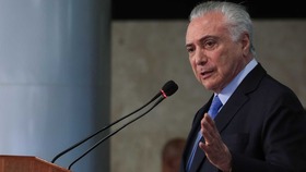 Temer diz que seu sucessor terá de retomar reforma da Previdência © Marcos Corrêa/PR