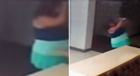 Câmeras de segurança flagram mulher sendo empurrada por fantasma no Chile