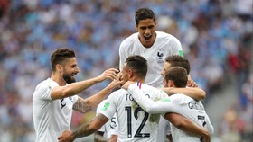 Com gols de Griezmann e Varane, França elimina Uruguai nas quartas © Getty Images