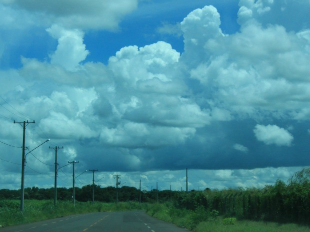 Céu de Campo Grande  (Foto: Maria Caroline Palieraqui/G1 MS)