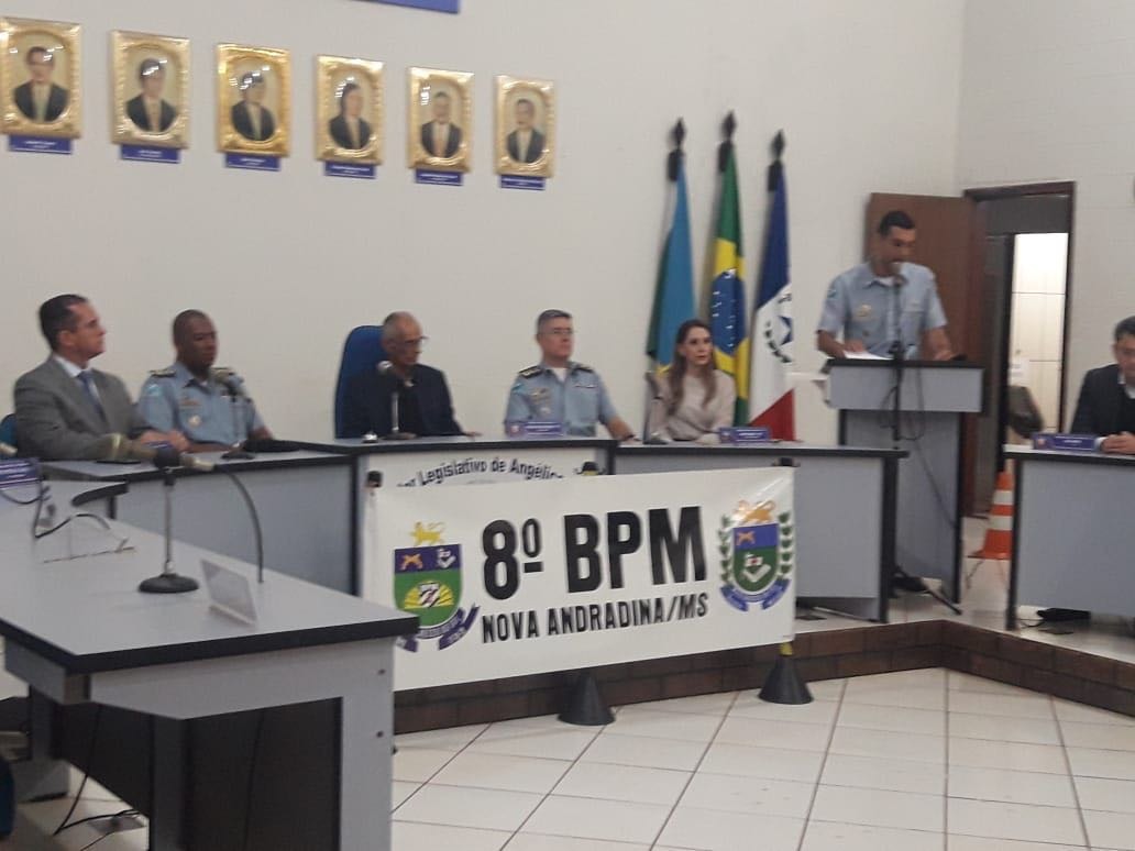 Coordenadoria de Polícia Comunitária realiza audiência pública em Angélica Coordenadoria de Polícia Comunitária realiza audiência pública em Angélica
