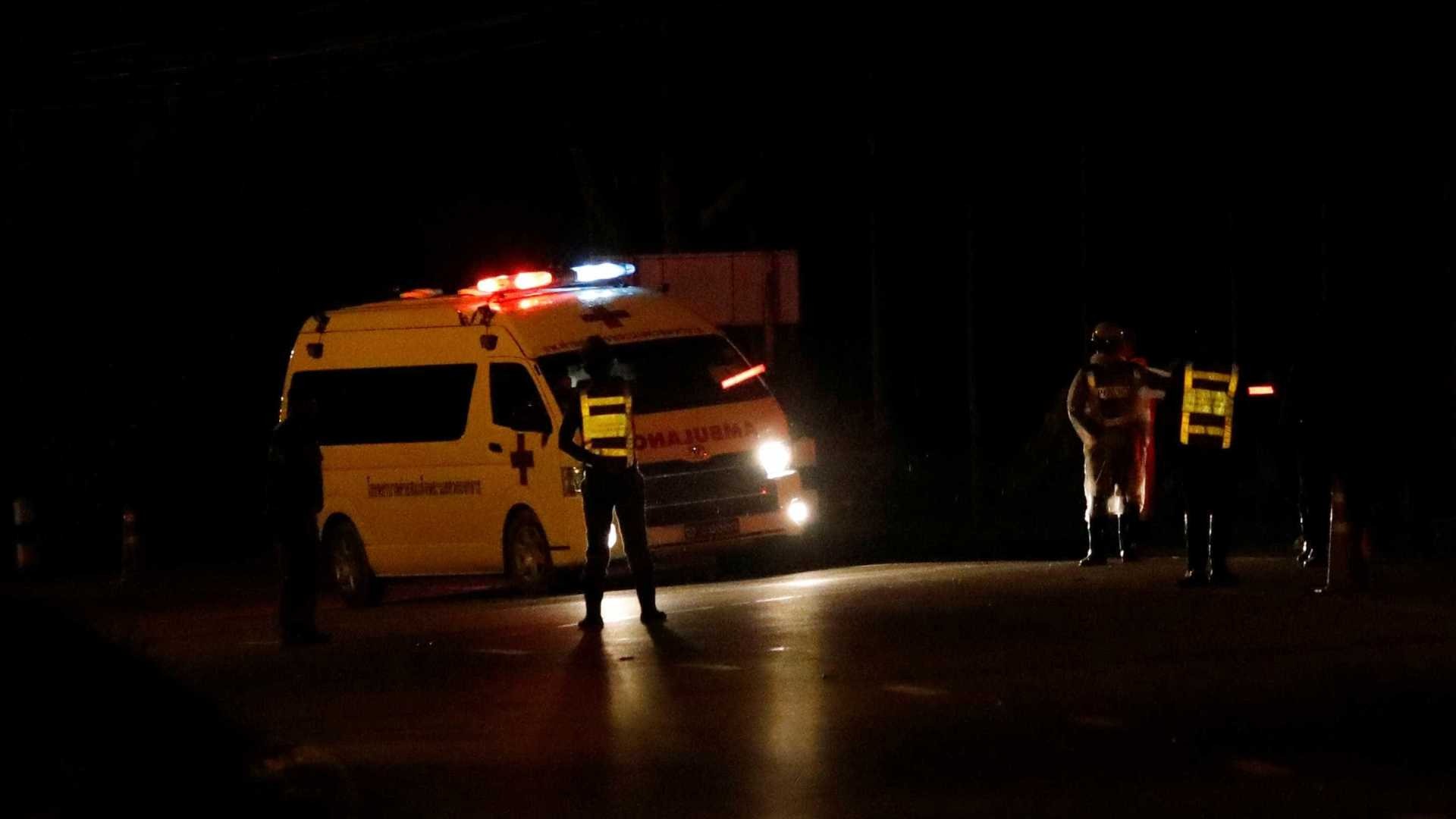 'Hoje não sai mais nenhum jovem da caverna', diz televisão tailandesa Tyrone Siu/Reuters
