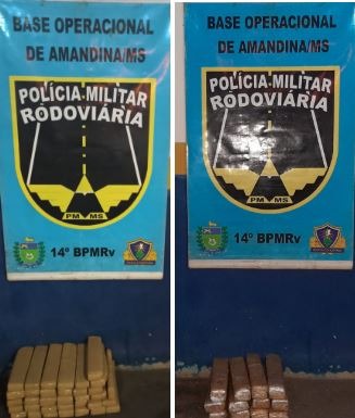PMR prende duas “mulas do tráfico” que levariam drogas para SP e GO