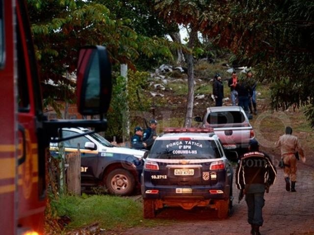 Três suspeitos de roubo morrem em troca de tiros com a PM Foto: Diário Corumbaense