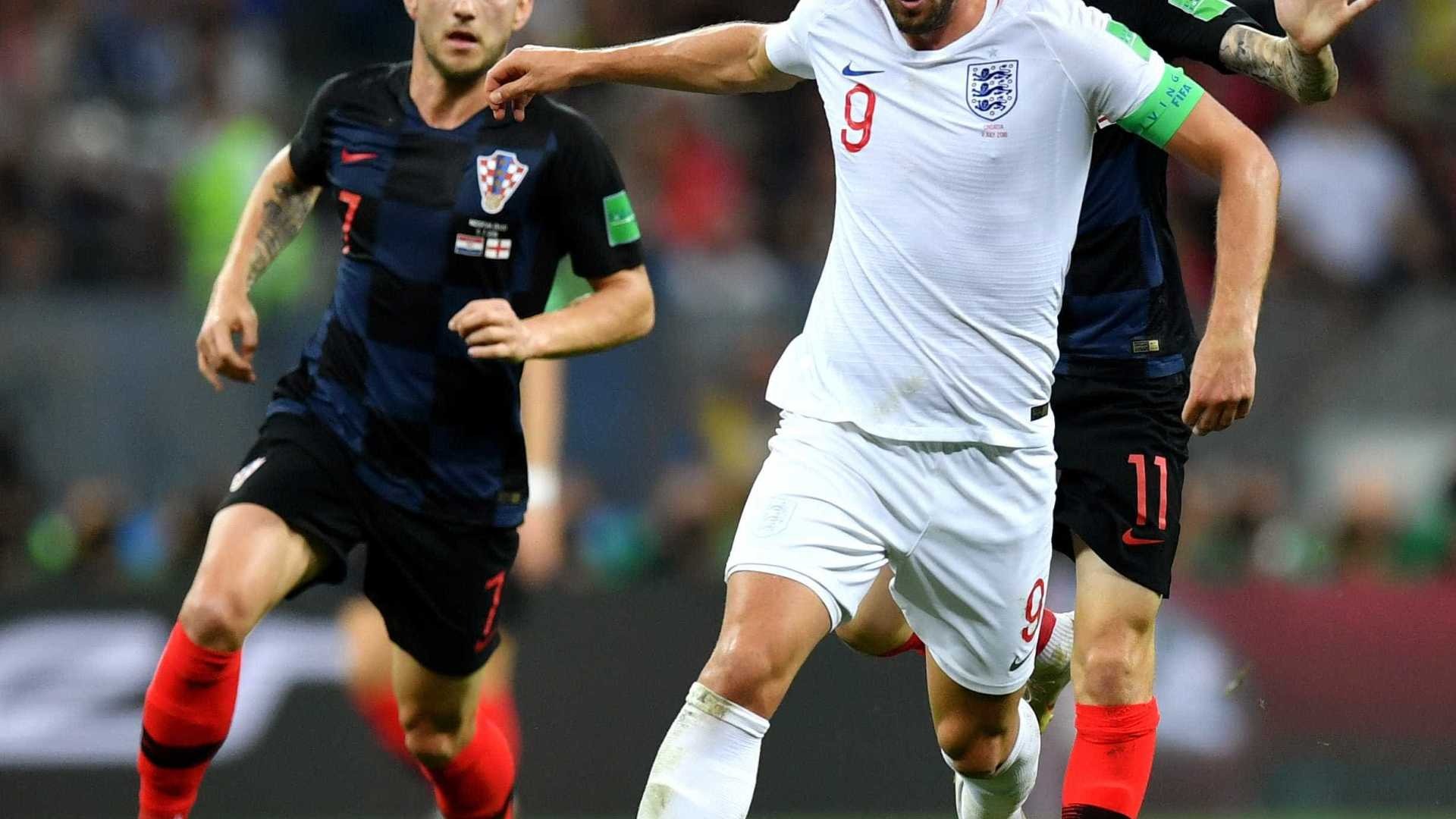 Inglaterra vai vencedo a Croácia em Moscou; vale vaga na final Getty Images