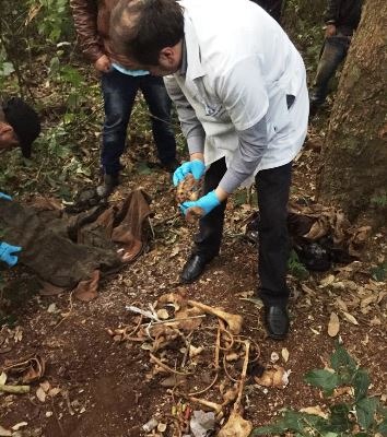 Polícia encontra ossada de acusado de feminicídio na fronteira