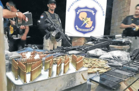 Bandidos brasileiros invadem Paraguai para controlar tráfico Polícia prende suspeitos de integrarem facção criminosa brasileira - Foto: Peprodução/Ponta Porã Informa