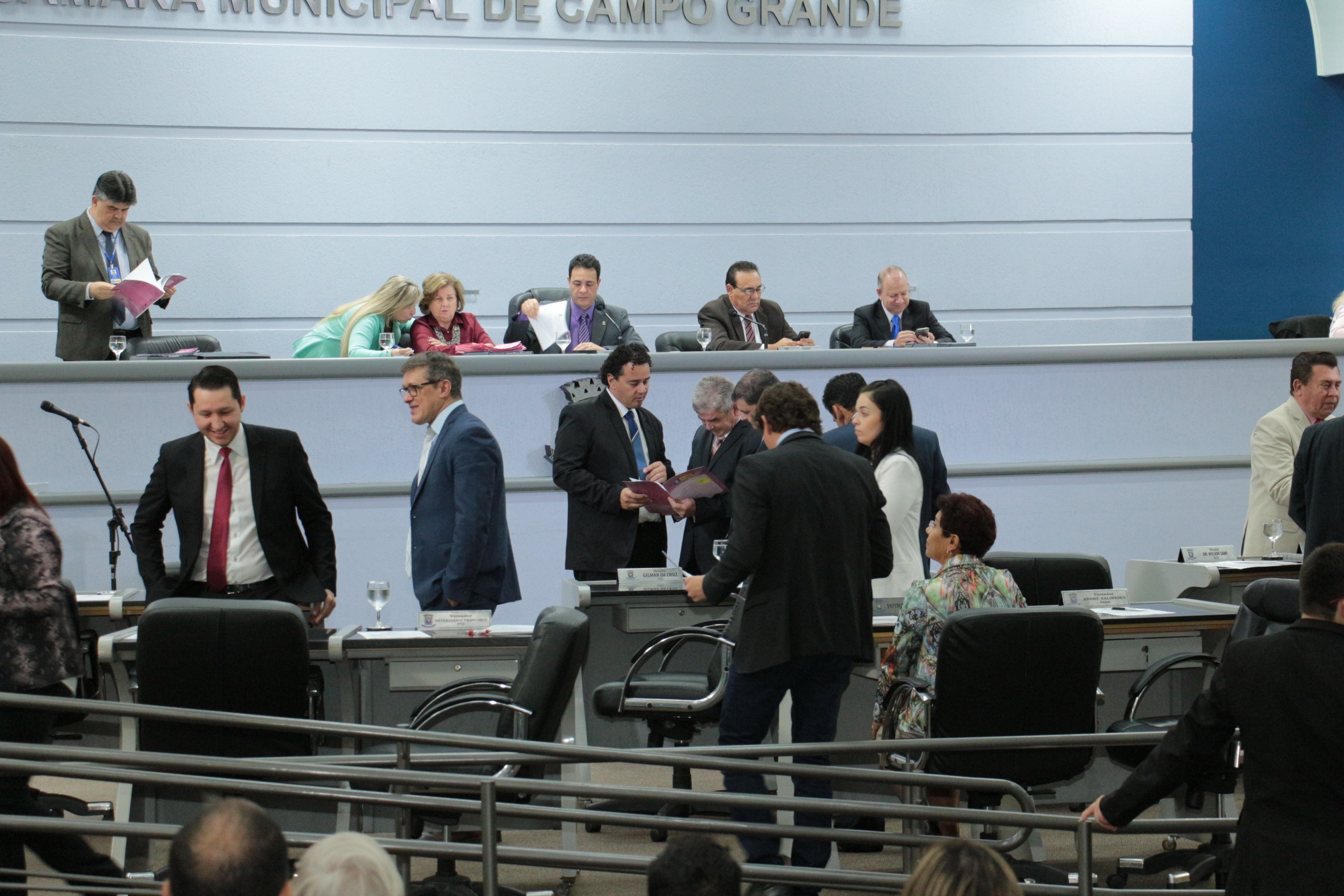 Vereadores votam um Projeto na sessão desta quinta-feira (Câmara dos vereadores)