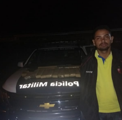 PM prende homem tentando levar maconha para Cuiabá PM prende homem tentando levar maconha para Cuiabá