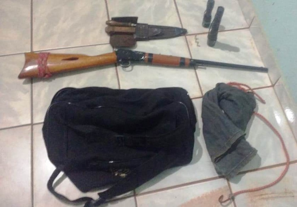Contra caça ilegal, armas e munições são apreendidos durante ação da PMA Foto: Divulgação/PMA