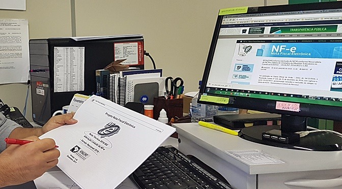 Contribuintes têm até 2 de agosto para atualizar versão da nota fiscal eletrônica Foto: Divulgação/Sefaz