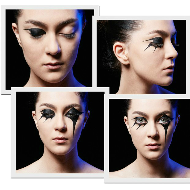 Pierrô punk: maquiagem de Marcos Costa na modelo Amanda Pasqualli (Way Model), fotografada por Edu Delfim com tratamento de imagem de Eddie Mendes (Foto: Edu Delfim)