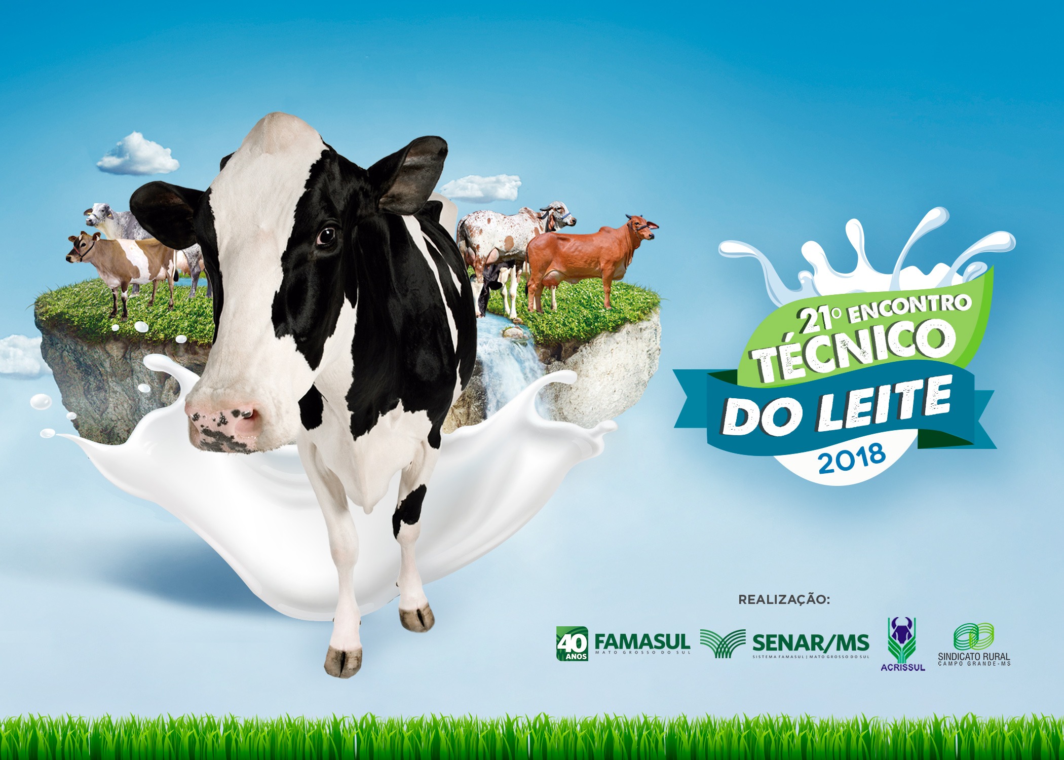 Encontro Técnico do Leite: evento será realizado no dia 31 de agosto, durante a Expo MS