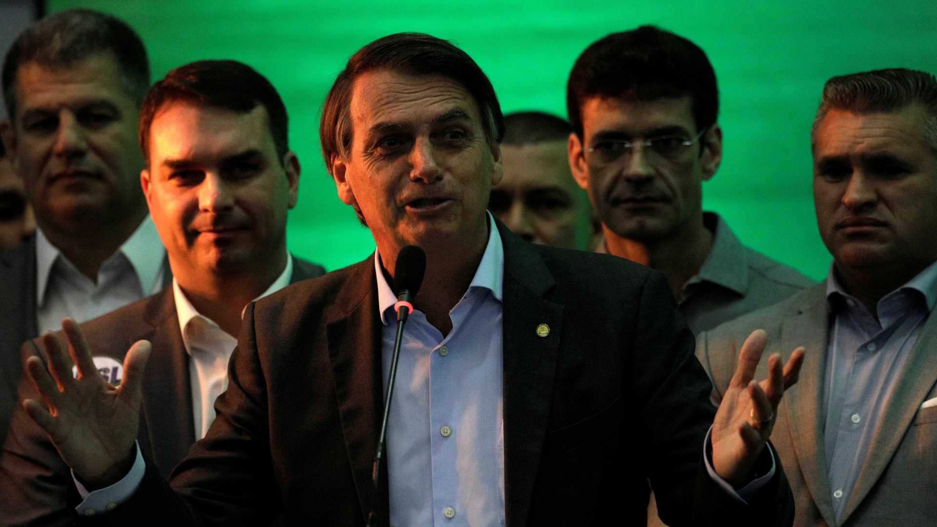 Em 1º discurso como candidato, Bolsonaro diz não ser salvador da pátria Ricardo Moraes/Reuters