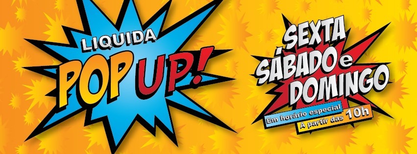 Liquida Pop Up! terá mais de 40 variedades de produtos com descontos no Norte Sul Plaza Liquida Pop Up! terá mais de 40 variedades de produtos com descontos no Norte Sul Plaza