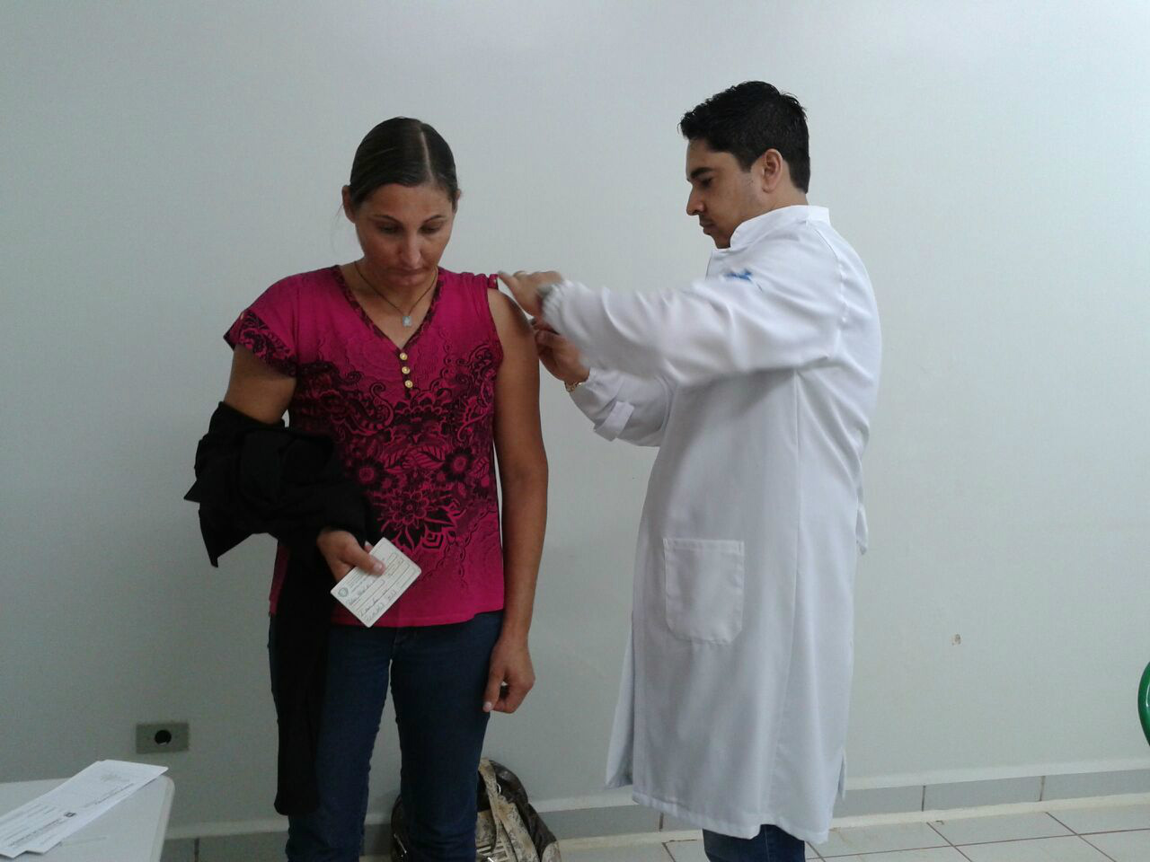 Campanha de vacinação contra gripe prossegue em Nova Andradina Vacinação também prossegue na unidade de ESF em Nova Casa Verde (Foto:Divulgação)