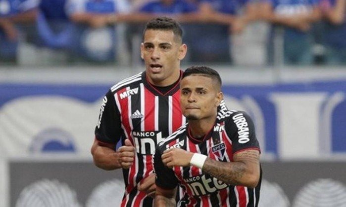 Diego Souza e Everton, os autores dos gols são-paulinos - Rubens Chiri/São Paulo
