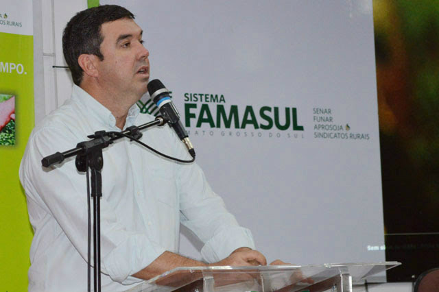 Excelência na gestão de empresa rural é tema de palestra no 14º Encontro Nacional do Plantio Direto na Palha Presidente da Famasul, Eduardo Riedel - Foto: Divulgação