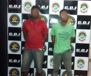 Eles foram levados para a delegacia - Divulgação/Guarda Civil Municipal