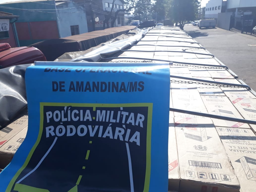 Beirando 300 mil, BPMR bate recorde em número de apreensões de cigarros (Divulgação BPMRv)