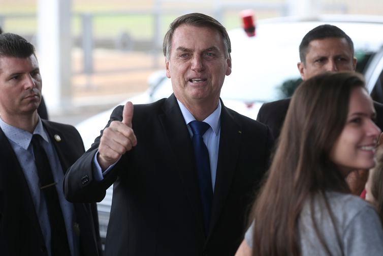 Bolsonaro usa Twitter para destacar medidas de seu governo O presidente Jair Bolsonaro - Antonio Cruz/ Agência Brasil
