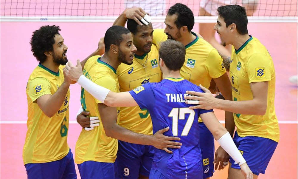 Copa do Mundo de Vôlei: Brasil vence Irã por 3 sets a 1 Divulgação/FIVB