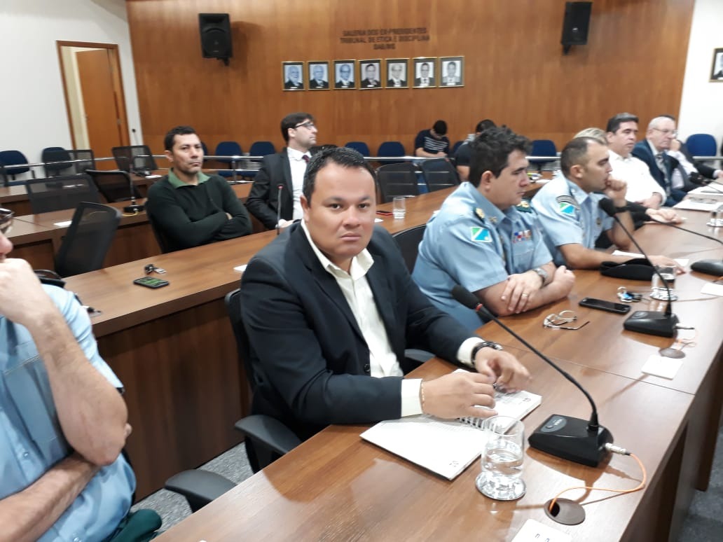 Tenente Mônaco participa de Audiência sobre Segurança pública na OAB-MS Flávia Andrade
