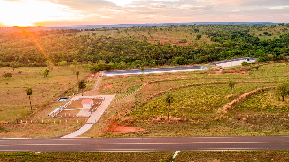 Estação de Tratamento de Esgoto da Sanesul no município de Figueirão. Qualidade de vida e preservação ambiental