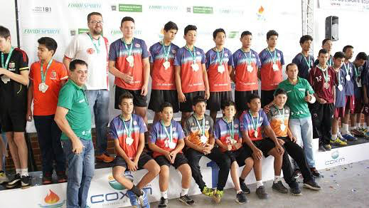 Ponta Porã domina no vôlei e leva ouro nos Jogos Escolares do MS Foto:DIvulgação)