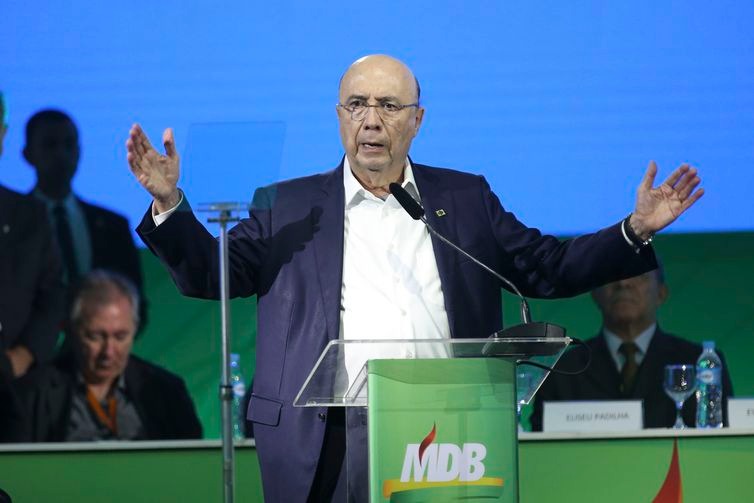 Convenção Nacional do MDB confirmou candidatura de Henrique Meirelles - Antonio Cruz/Agência Brasil