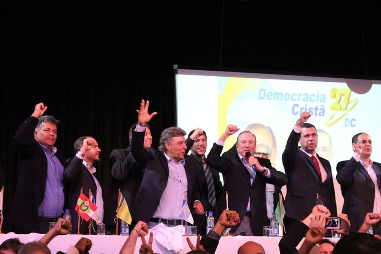Convenção Nacionald do DC lançou Eymael como seu nome para a disputa pela Presidência da República - Bruno Murashima/DC/Direitos Reservados