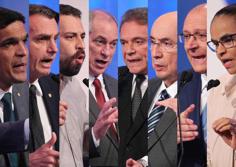 Saiba como foi o segundo debate entre presidenciáveis, na RedeTV! Debate na RedeTV contou com Alvaro Dias (Podemos), Cabo Daciolo (Patriota), Ciro Gomes (PDT), Jair Bolsonaro (PSL), Guilherme Boulos (Psol), Geraldo Alckmin (PSDB), Henrique Meirelles (MDB) e Marina Silva (Rede) Foto: Daniel Teixeira/ Estadão
