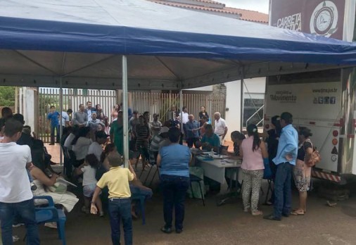 Carreta da Justiça faz o maior atendimento em Paraíso das Águas Carreta da Justiça faz o maior atendimento em Paraíso das Águas