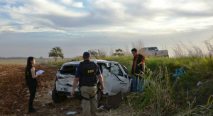 Acidente entre Dourados e Ponta Porã deixa uma pessoa morta Acidente deixou um homem morto - Foto: Léo Veras/Porã News